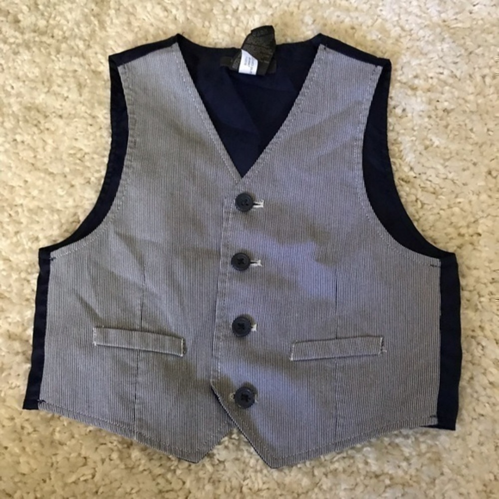 Kenneth Cole pinstripe vest